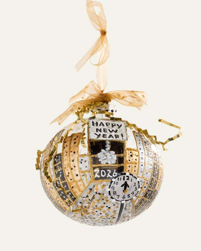 Happy New Year 2026 Christmas Ornament